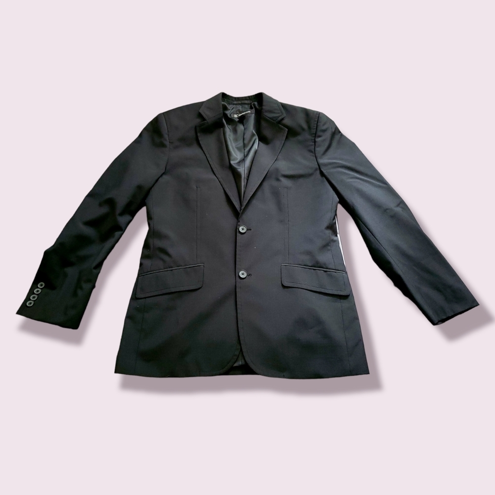 Inc | International Concepts | Men's Black Wool Blend Sports Coat